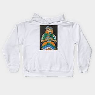 Retro Scooter, Classic Scooter, Scooterist, Scootering, Scooter Rider, Mod Art Kids Hoodie